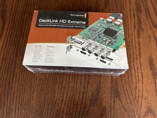 DeckLink HD Extreme Blackmagic Design SDI capture card for PC